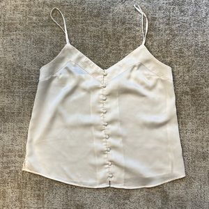 Abercrombie Silk Button Tank size Small
